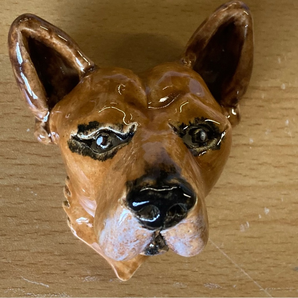 Ceramic Dog Head